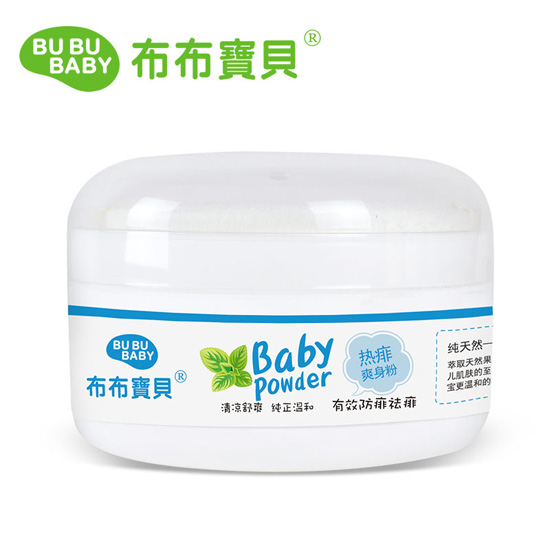 布布宝贝婴儿热痱爽身粉120G