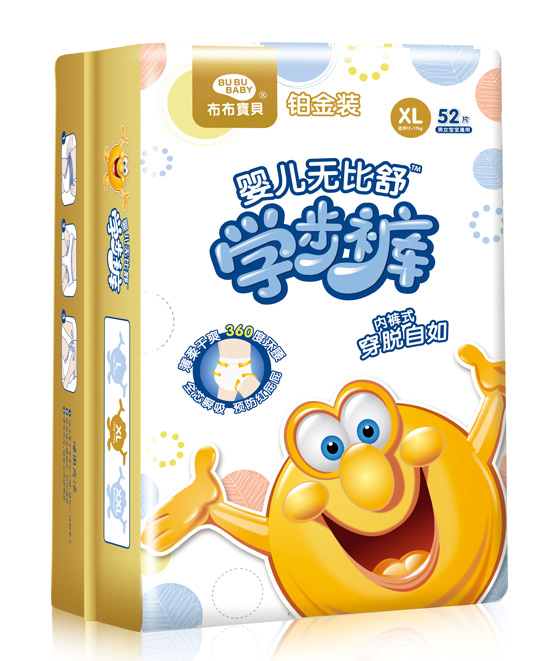 布布宝贝铂金装婴儿学步裤XL竖向