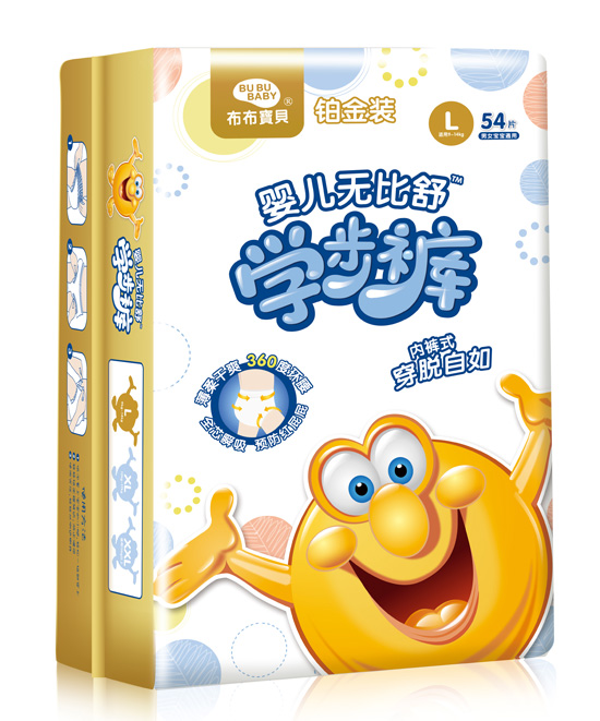 布布宝贝铂金装婴儿学步裤L竖向