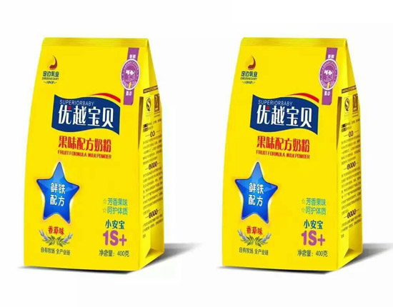 优越宝贝果味配方奶粉