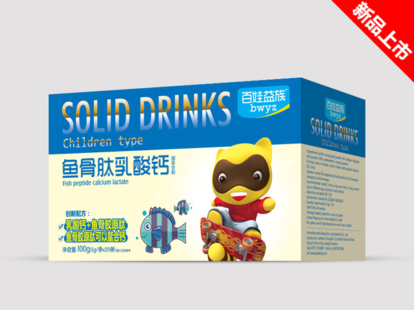 百娃益族鱼骨肽乳酸钙