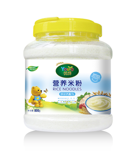 优伢铁锌钙营养米粉