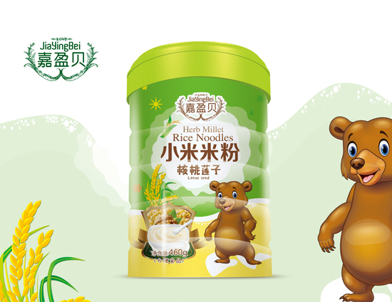嘉盈贝核桃莲子小米米粉