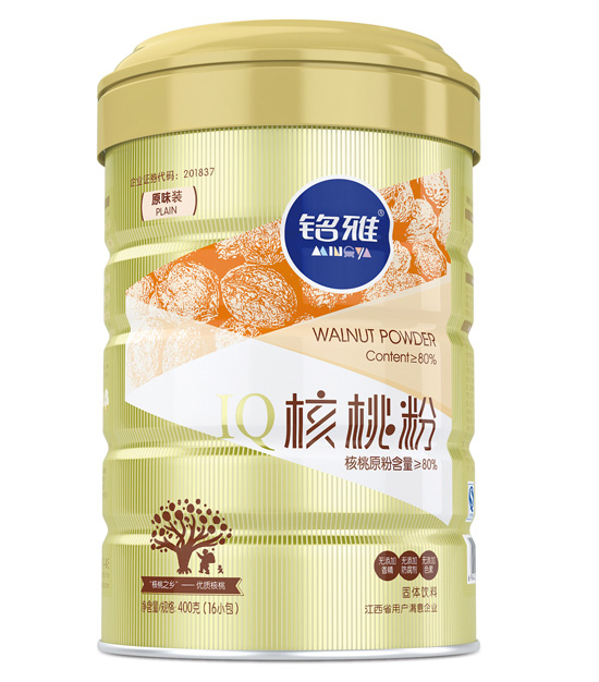 铭雅原味核桃粉听装