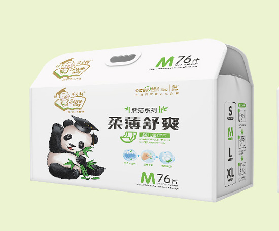 天才酷柔薄舒爽婴儿纸尿片M76片