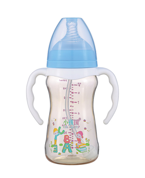 小孩国宽口修身自动PPSU奶瓶280ML