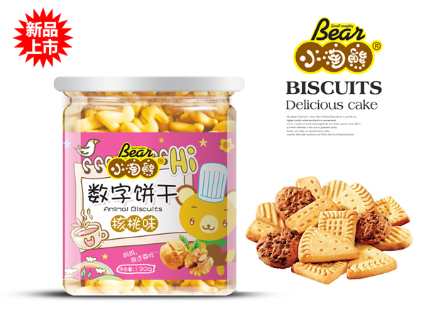 小淘熊数字饼干-核桃味