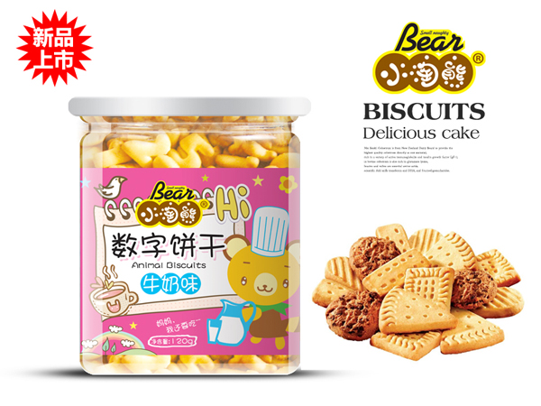 小淘熊数字饼干-牛奶味