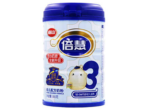 南山倍慧幼儿配方奶粉900克听装3段