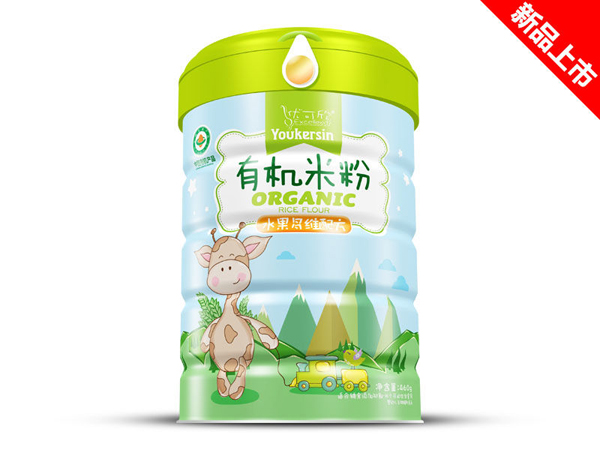 优可欣铁听水果多维有机米粉听装