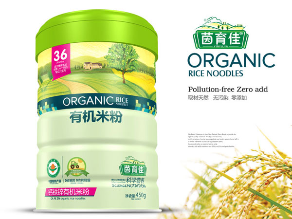 茵育佳钙铁锌有机米粉铁听