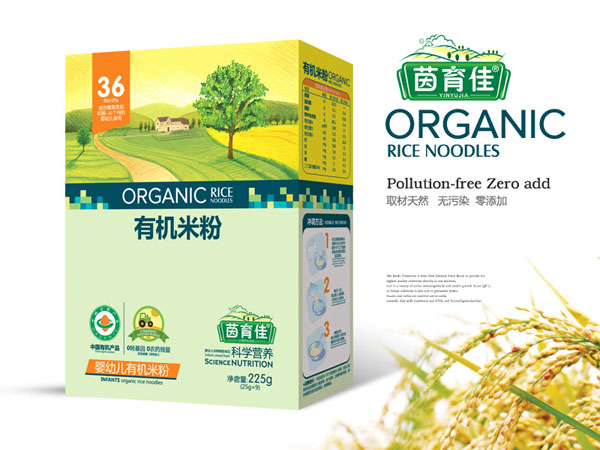 茵育佳婴幼儿有机米粉盒装