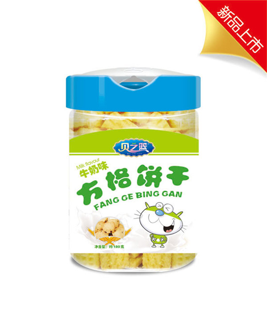 贝之篮牛奶味方格饼