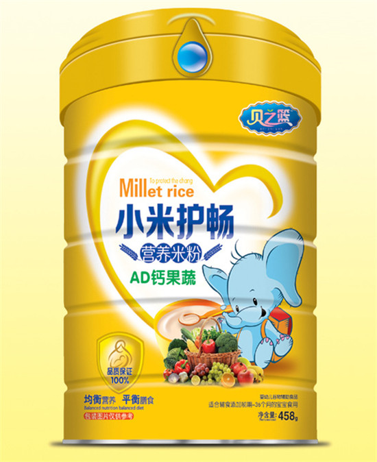贝之篮AD钙果蔬-小米护畅营养米粉
