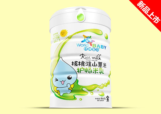 环球宝贝米乳铁听装-核桃淮山薏米