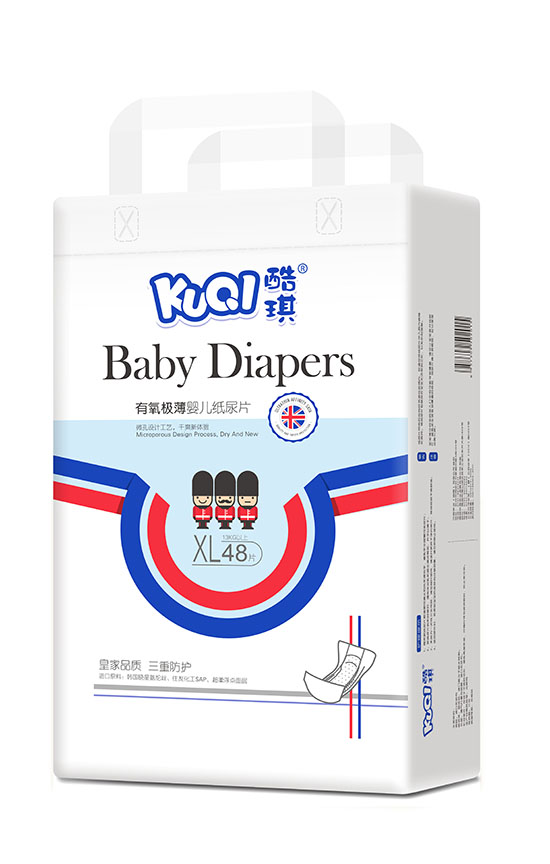 酷琪有氧极薄婴儿纸尿片XL48
