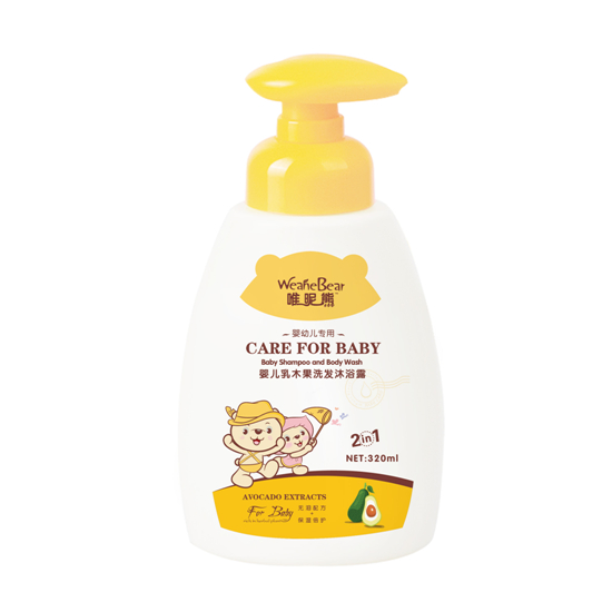 唯昵熊婴儿乳木果洗发沐浴露320ml
