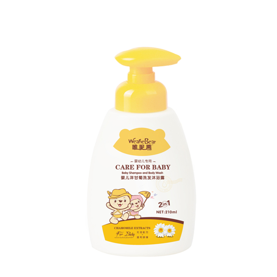 唯昵熊婴儿洋甘菊洗发沐浴露210ml