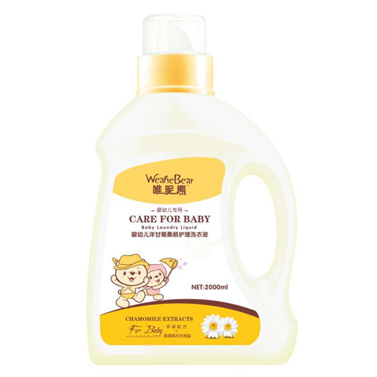 唯昵熊婴幼儿洋甘菊柔顺护理洗衣液2000ml