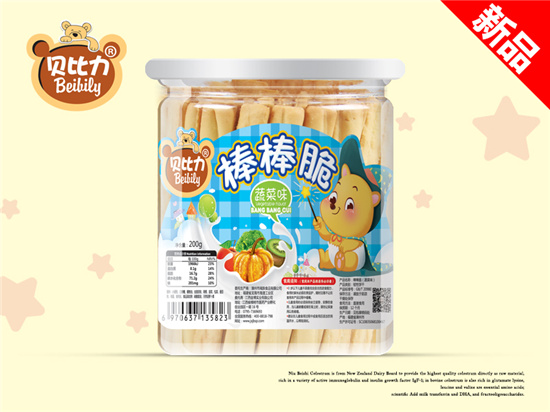 贝比力棒棒脆蔬菜味