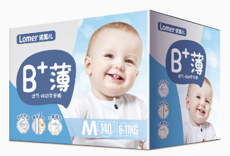 诺美儿B+薄拉拉裤M140片