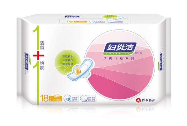 仁和药业妇炎洁卫生巾-日用棉柔18片.jpg