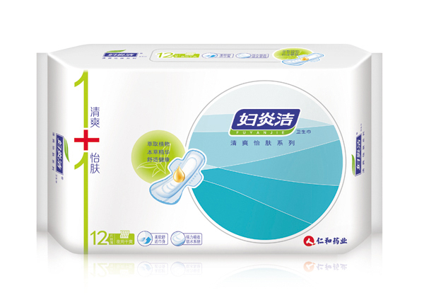 仁和药业妇炎洁卫生巾-夜用干爽12片.jpg