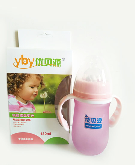 优贝源感温变色奶瓶时尚款粉色180ml.jpg