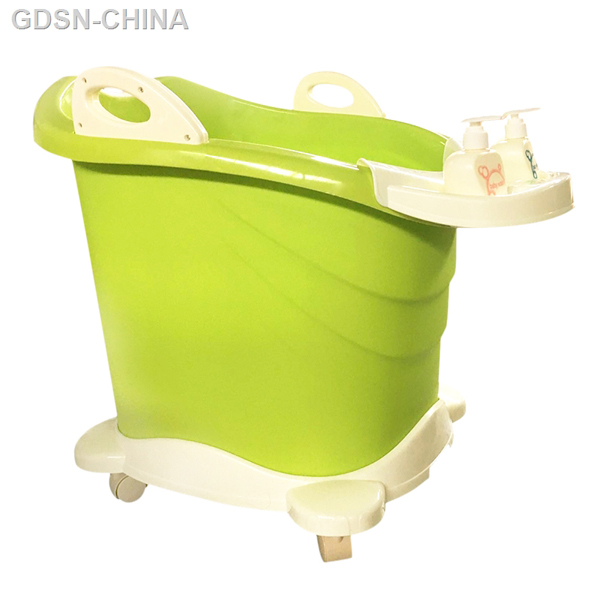 青蛙嘟迪立式滑轮浴桶绿色.jpg
