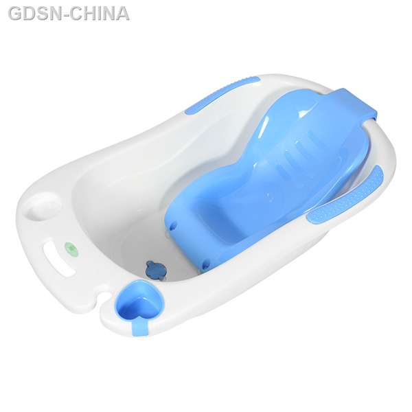 青蛙嘟迪心语舒适躺板浴盆蓝白.jpg