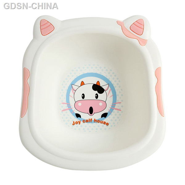 青蛙嘟迪可爱奶牛脸盆粉色（大号）.jpg
