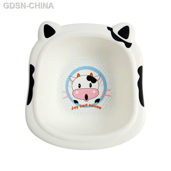 青蛙嘟迪可爱奶牛脸盆黑色（小号）.jpg
