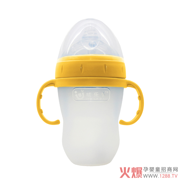 优乐多硅胶奶瓶 黄色大.jpg