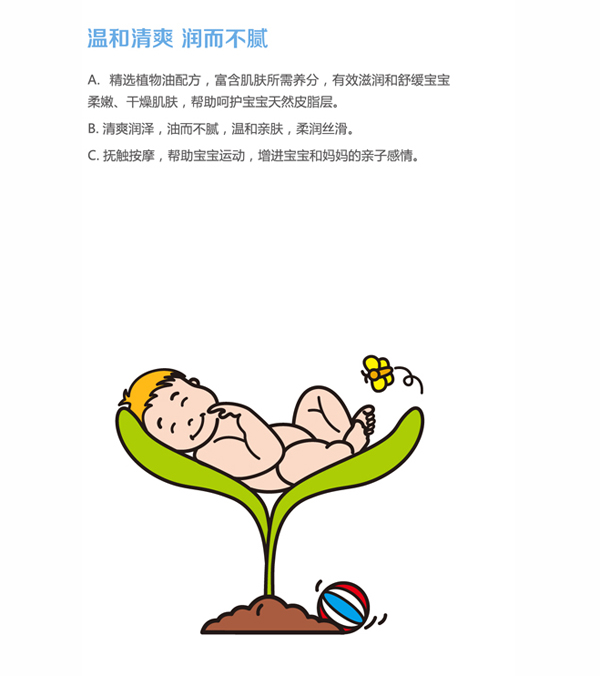 可趣可奇婴儿润肤拍拍油 100ml特点.jpg