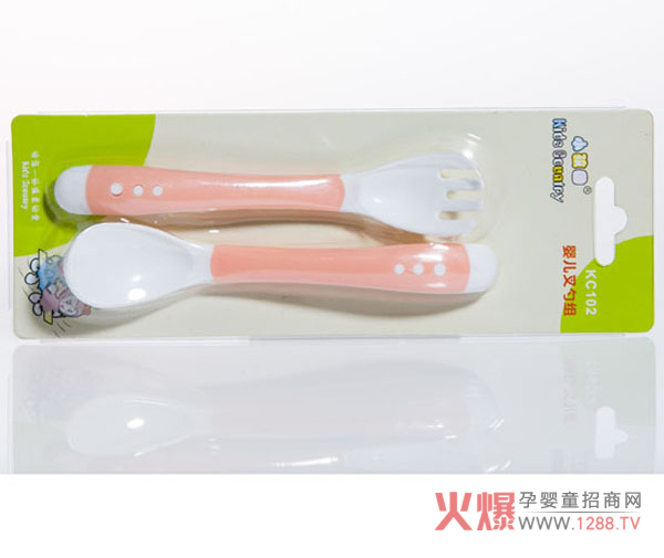 小孩国婴儿叉勺组合粉色.jpg