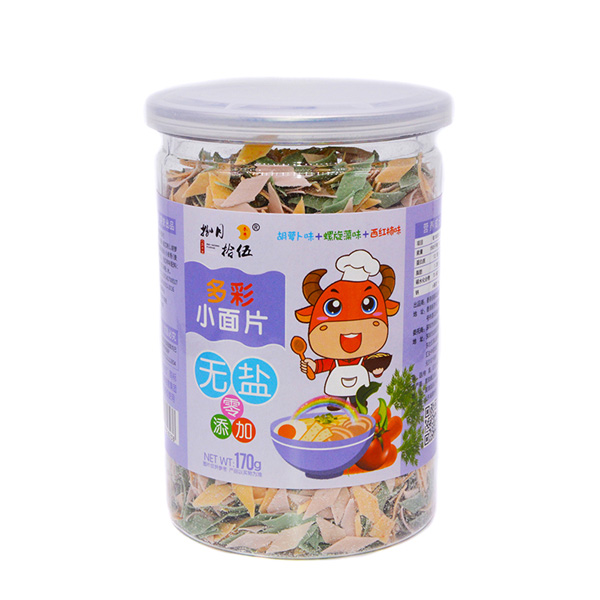 捌月拾伍无盐多彩小面片胡萝卜味+螺旋藻味+西红柿味.jpg