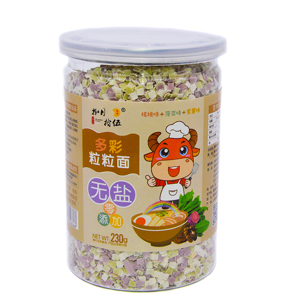 捌月拾伍无盐多彩粒粒面核桃味+菠菜味+紫薯味.jpg