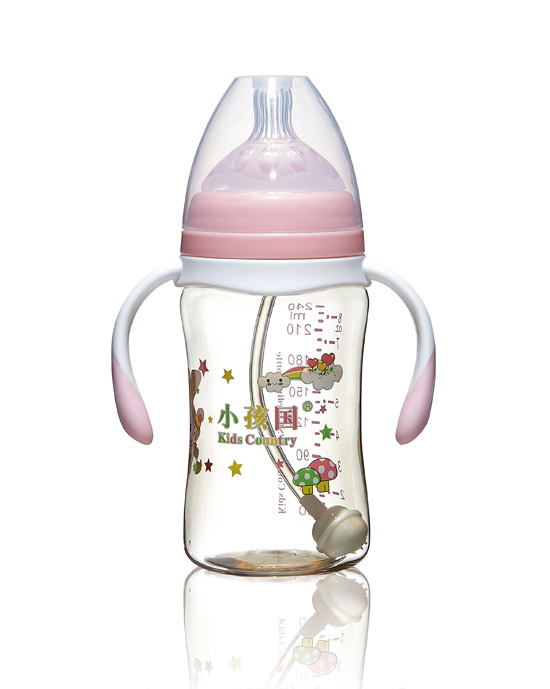 小孩国宽口直身自动PPSU安全奶瓶粉色240ML.jpg