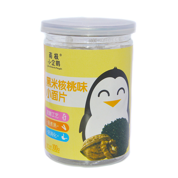 南极小企鹅小面片黑米核桃味新品罐装.jpg