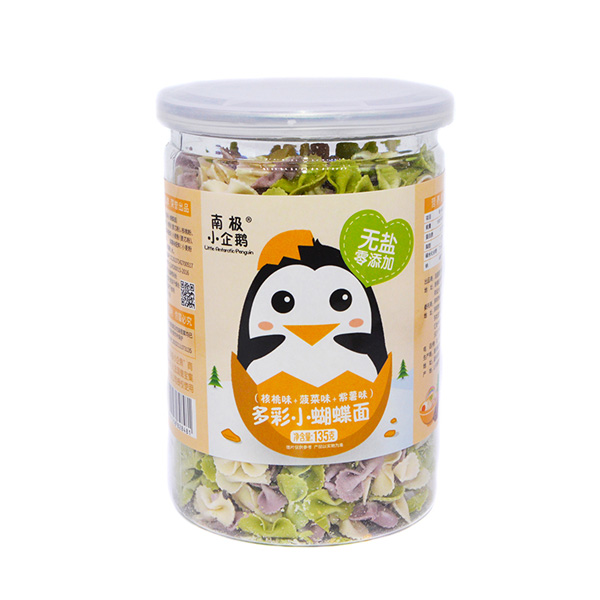 南极小企鹅无盐多彩蝴蝶面核桃味+菠菜味+紫薯味.jpg