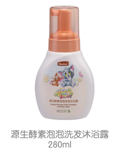 猫和老鼠源生酵素泡泡洗发沐浴露280ml.jpg
