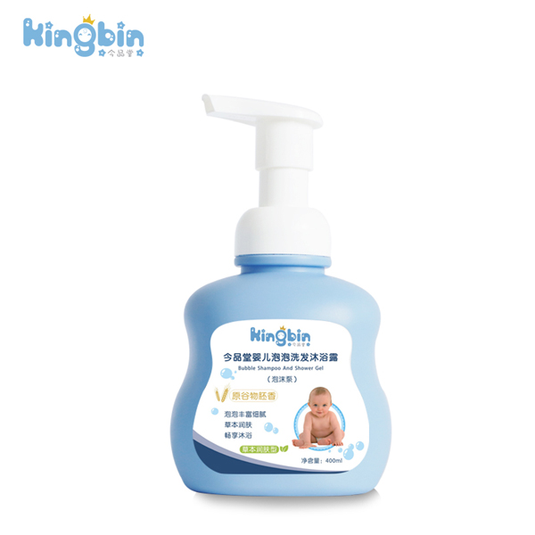 今品堂婴儿泡泡洗发沐浴露二合一400ml.jpg