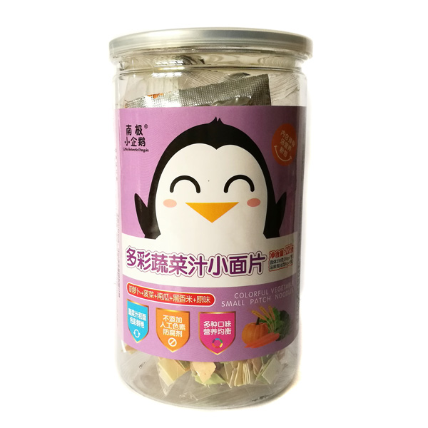 南极小企鹅多彩果蔬汁小面片（胡萝卜+甜菜+南瓜+黑香米+原味）.jpg