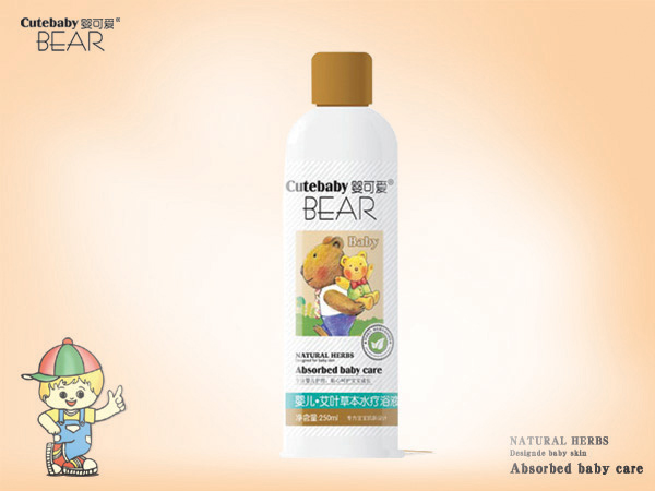 婴可爱婴儿艾叶草本水疗浴液250ml.jpg