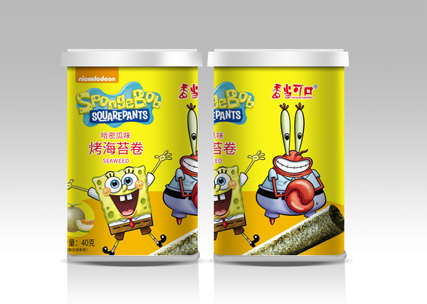 香当可口海绵宝宝系列-烤海苔卷哈密瓜味桶装.jpg