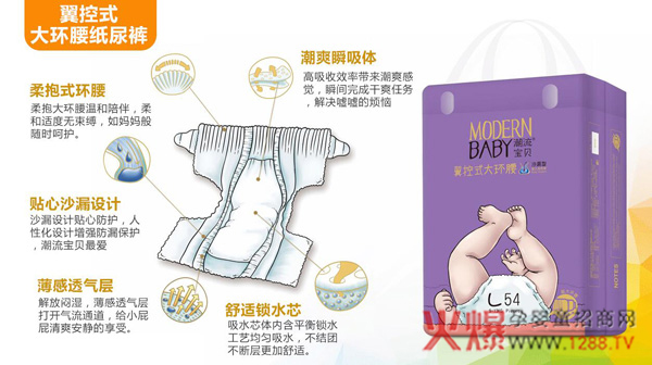 潮流宝贝翼控式大环腰纸尿裤特点.jpg