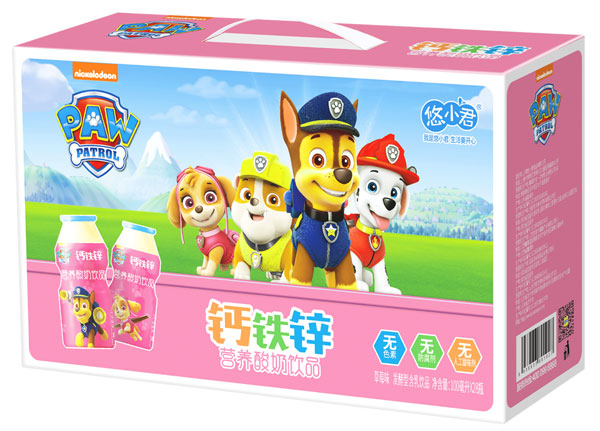 汪汪队钙铁锌草莓味营养酸奶饮品礼盒装.jpg