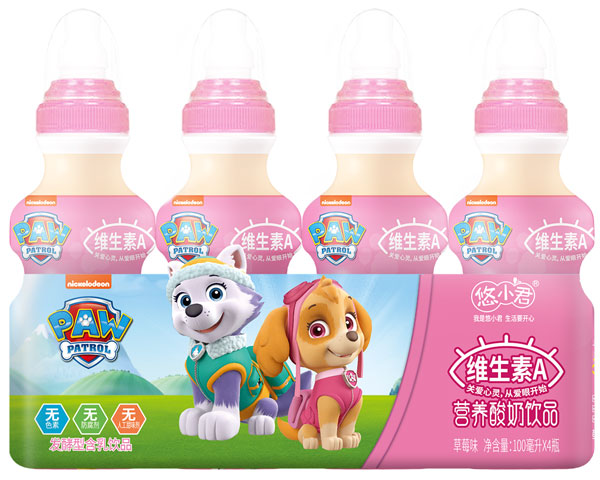 汪汪队维生素A营养酸奶饮品（草莓味）.jpg