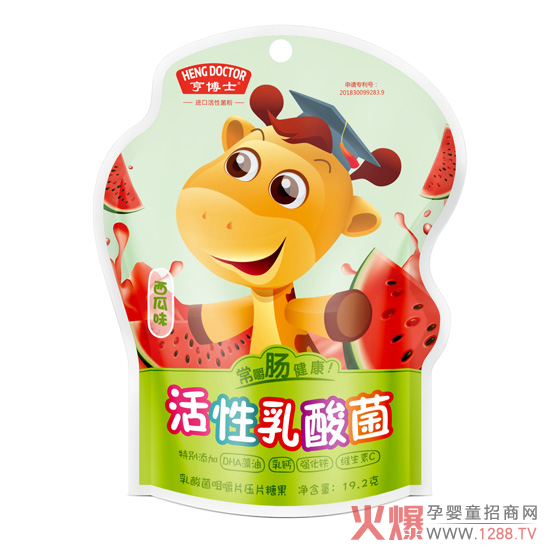 亨博士活性乳酸菌咀嚼片压片糖果西瓜味.jpg