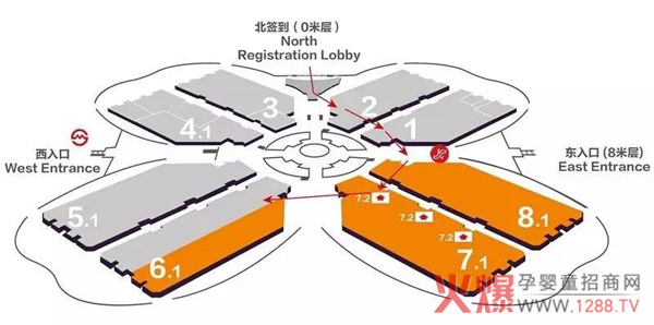孕婴童食品、营养品及零食展区的导航2.jpg